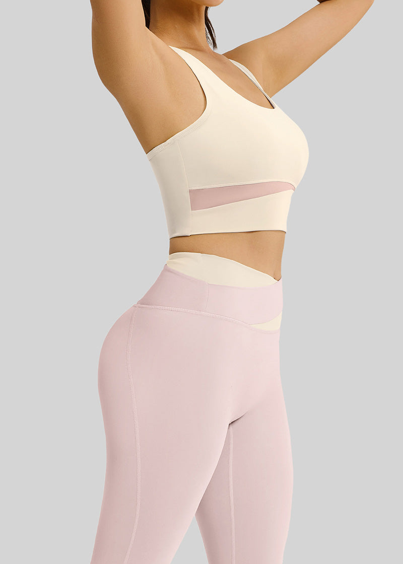 SisEco™ Yoga Set - Color Block Cross Wais