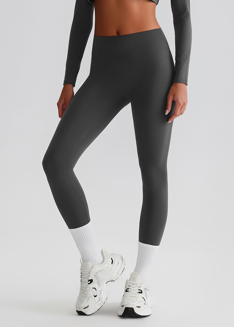 SISQUEEN No Line Recycled Leggings - Women’s Activewear-Gray Leggings-13