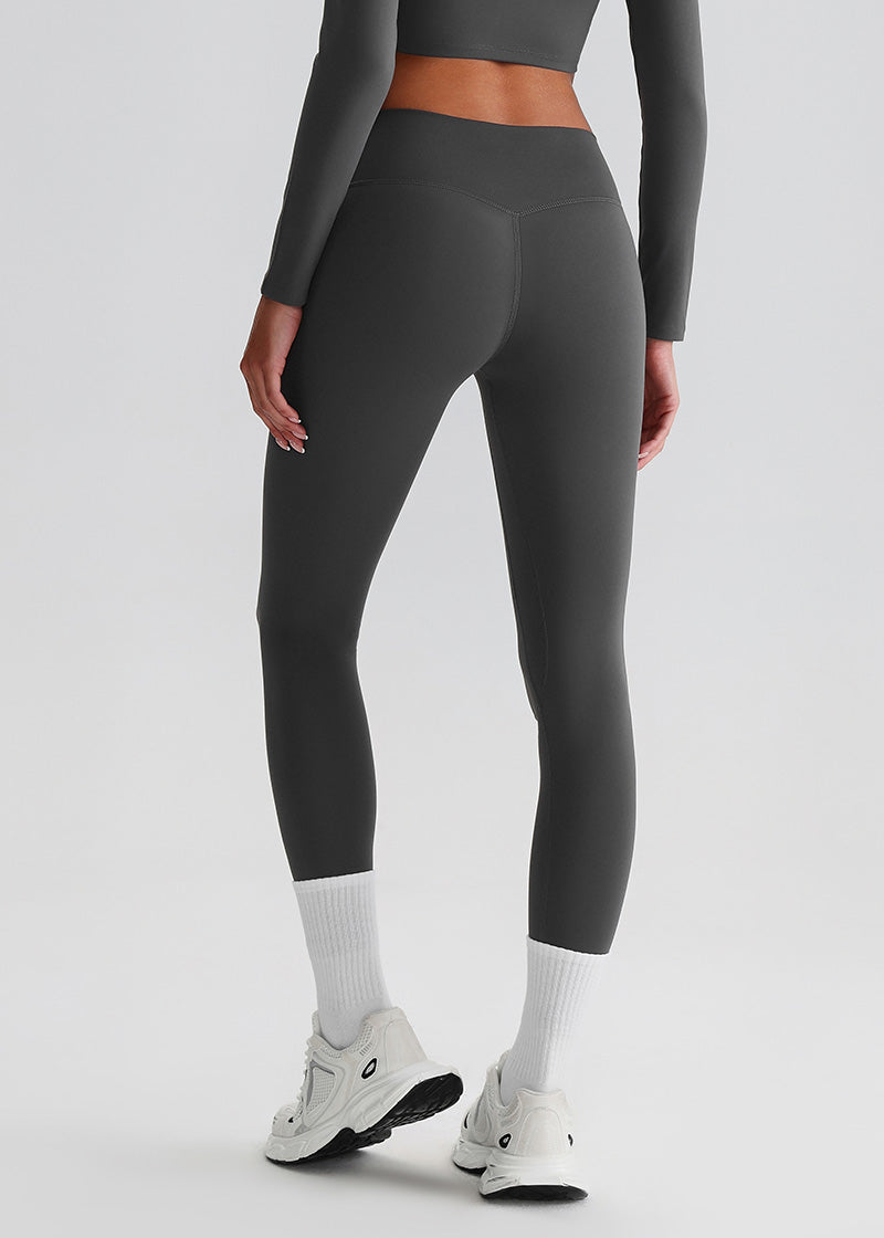 SISQUEEN No Line Recycled Leggings - Women’s Activewear-Gray Leggings-14