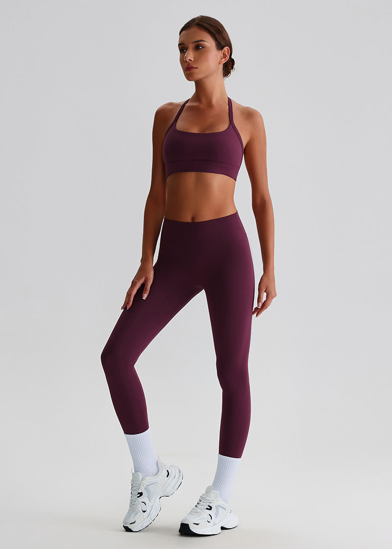 SISQUEEN No Line Recycled Leggings - Women’s Activewear-Purple Leggings-21