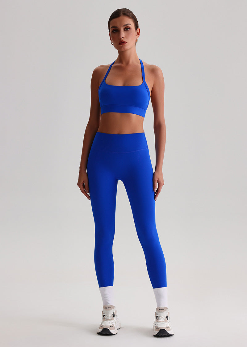 SISQUEEN No Line Recycled Leggings - Women’s Activewear-Blue Leggings-27