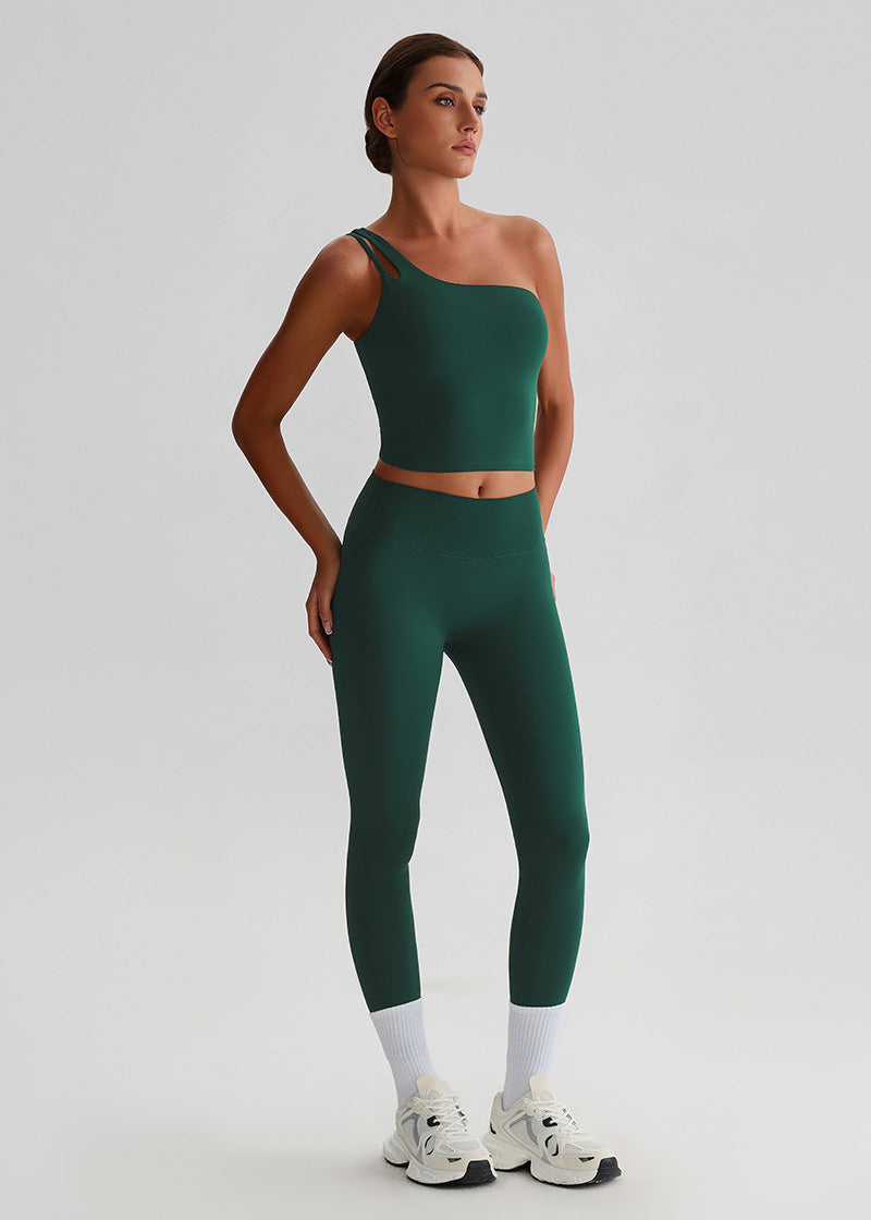 SISQUEEN No Line Recycled Leggings - Women’s Activewear-Green Leggings-30