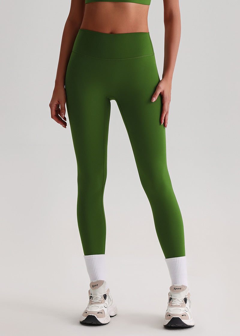 SISQUEEN No Line Recycled Leggings - Women’s Activewear-Green Leggings-31