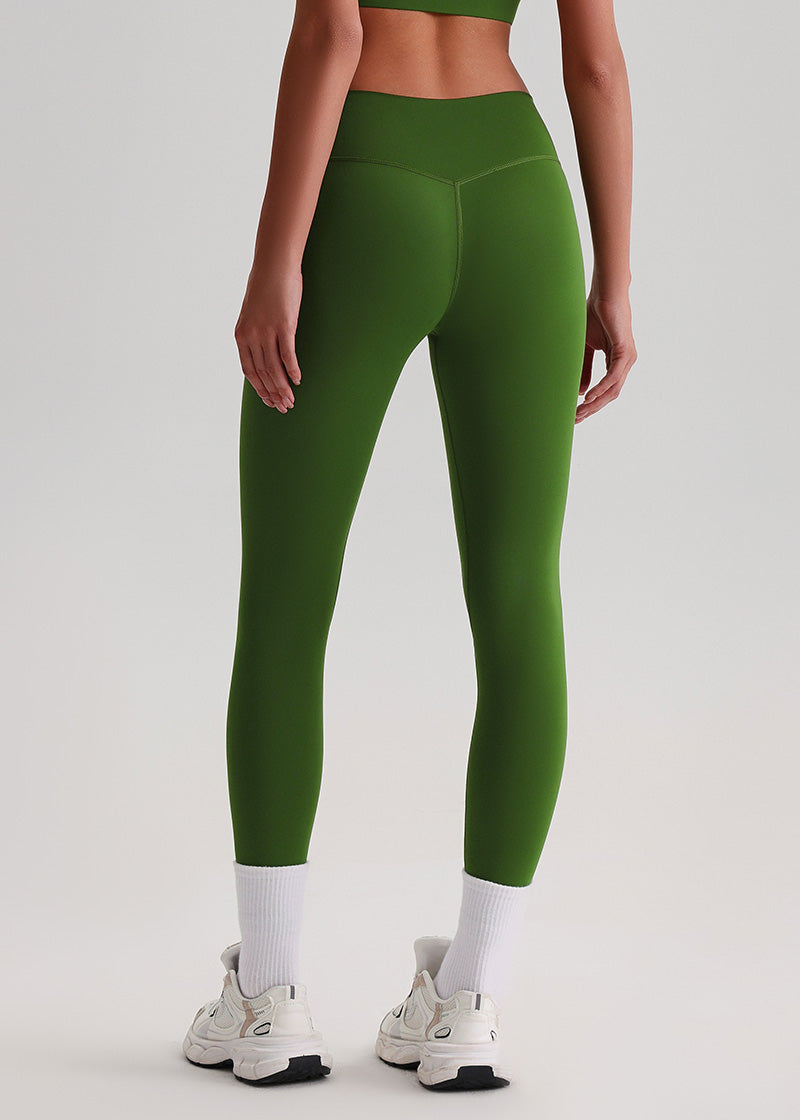 SISQUEEN No Line Recycled Leggings - Women’s Activewear-Green Leggings-32