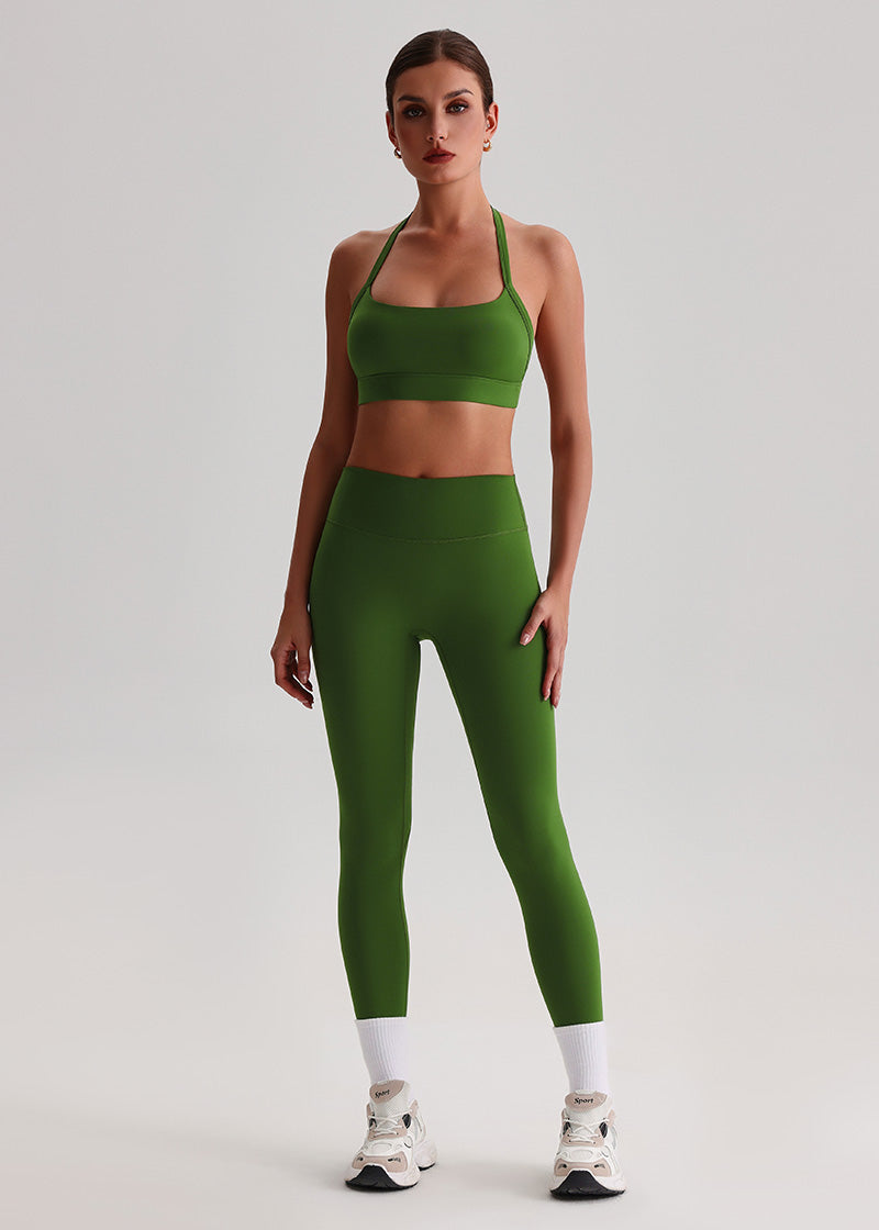 SISQUEEN No Line Recycled Leggings - Women’s Activewear-Green Leggings-33