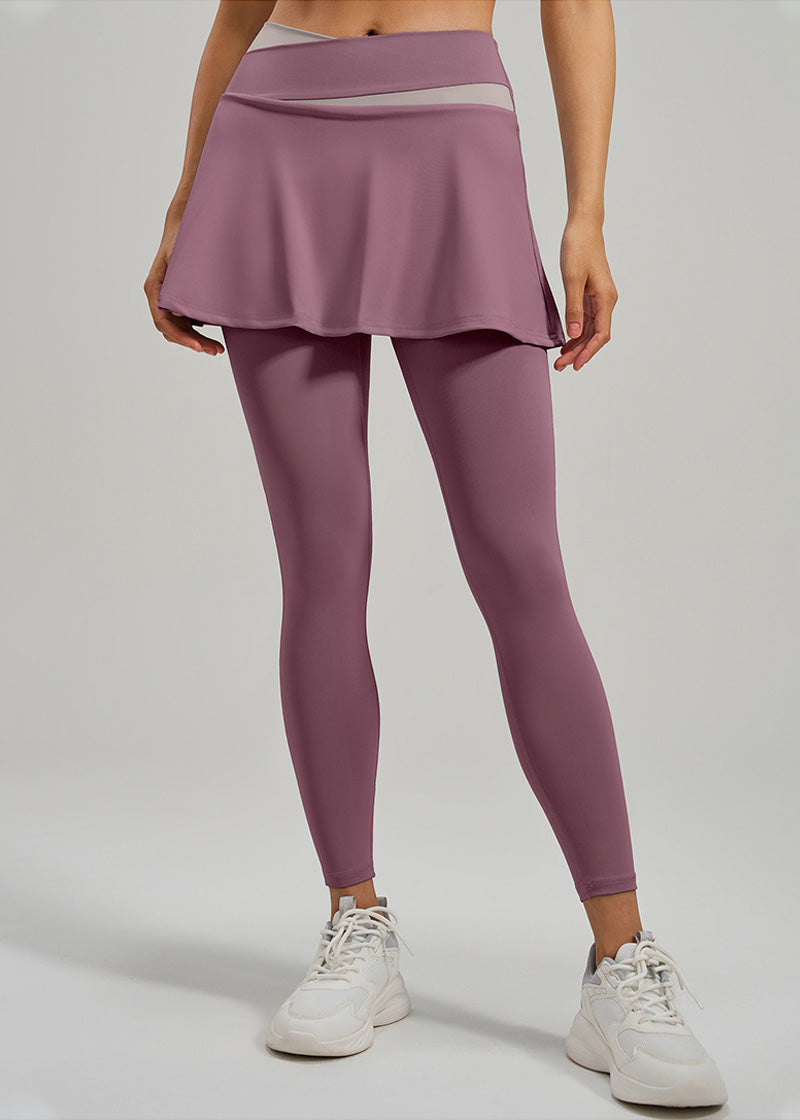 SisEco™ Color-Block Skirted Leggings