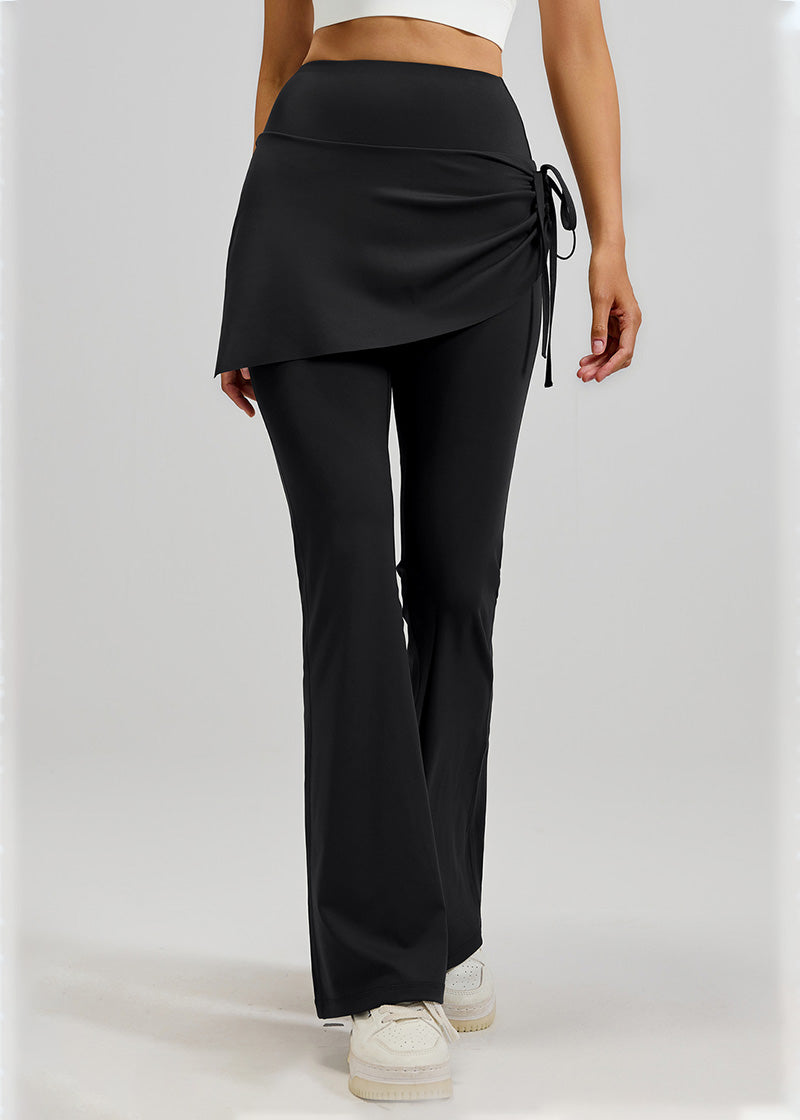 SisEco™ Ruched Flare Skirted Leggings