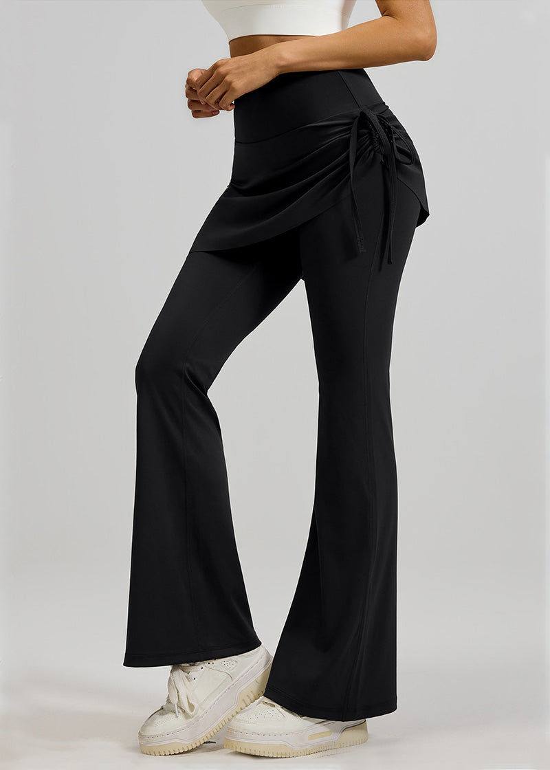 SisEco™ Ruched Flare Skirted Leggings