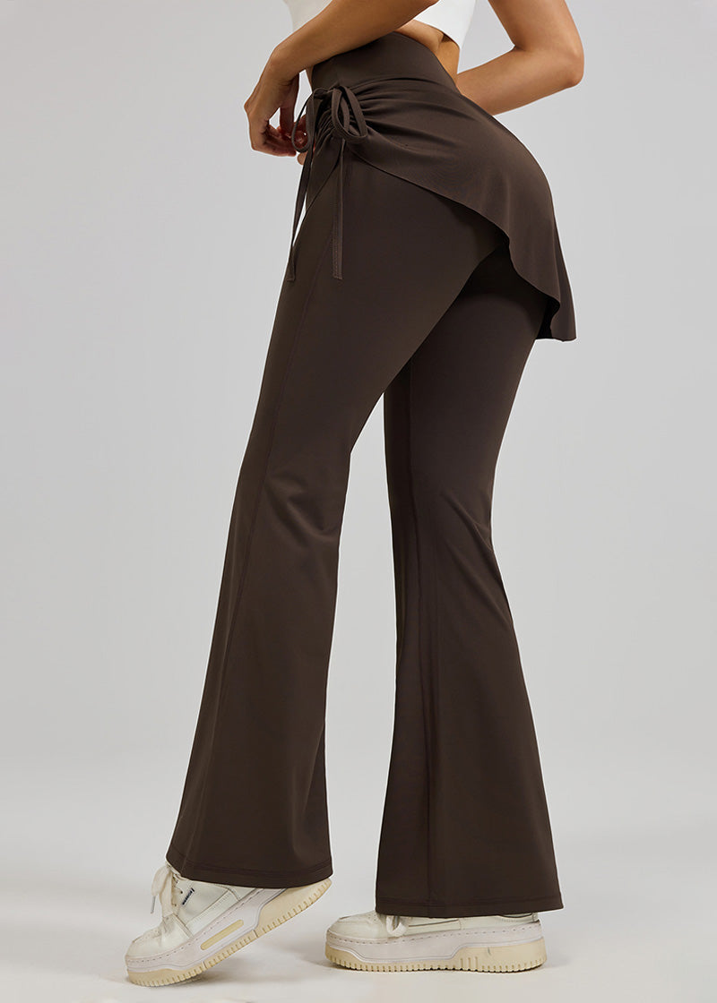 SisEco™ Ruched Flare Skirted Leggings
