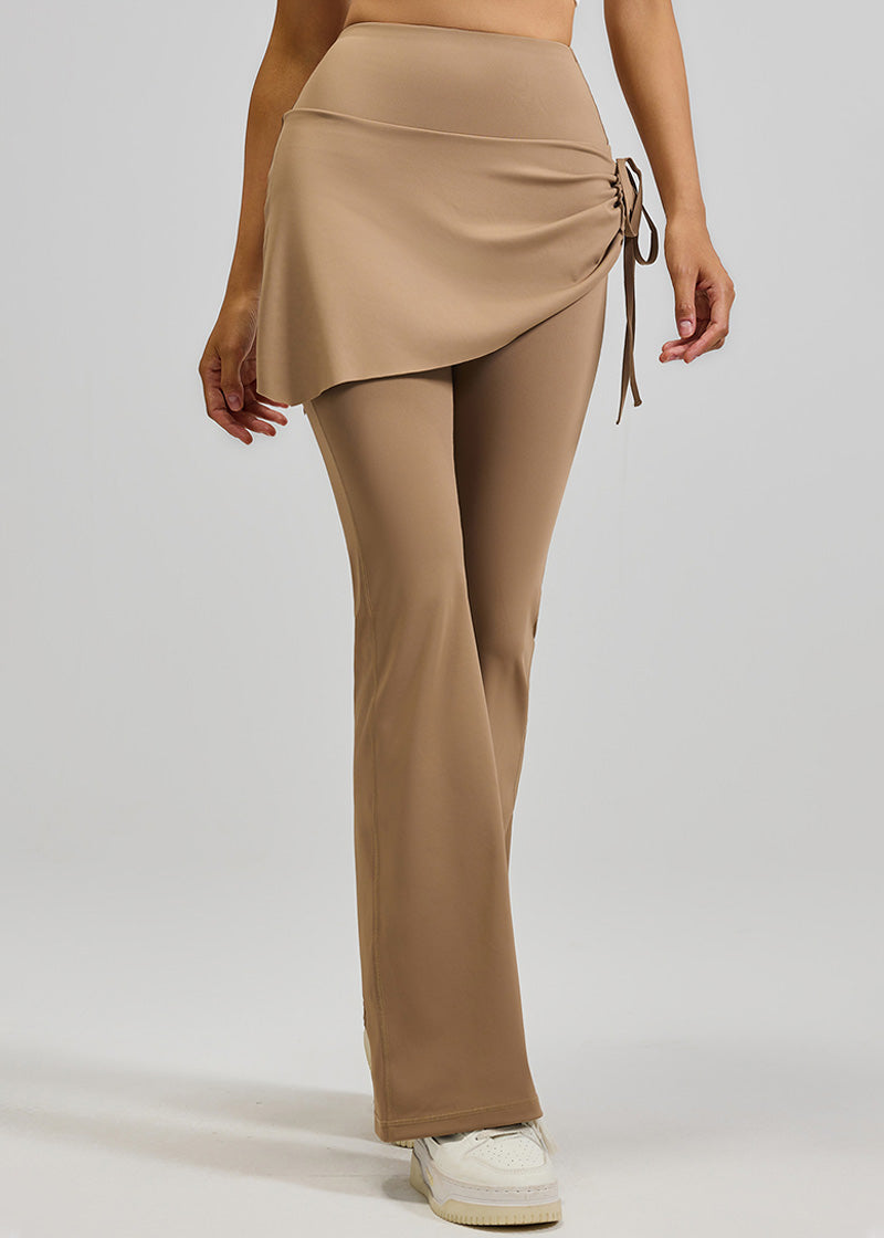 SisEco™ Ruched Flare Skirted Leggings