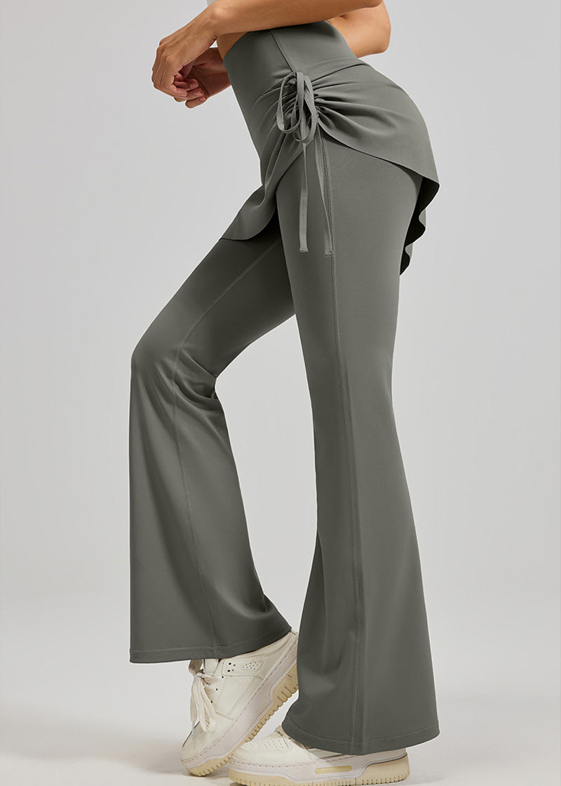 SisEco™ Ruched Flare Skirted Leggings