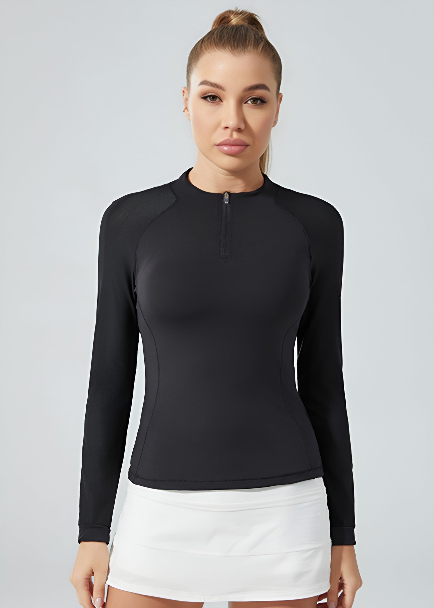 SisFlow™ Mesh Sleeve Quarter-Zip Shirt
