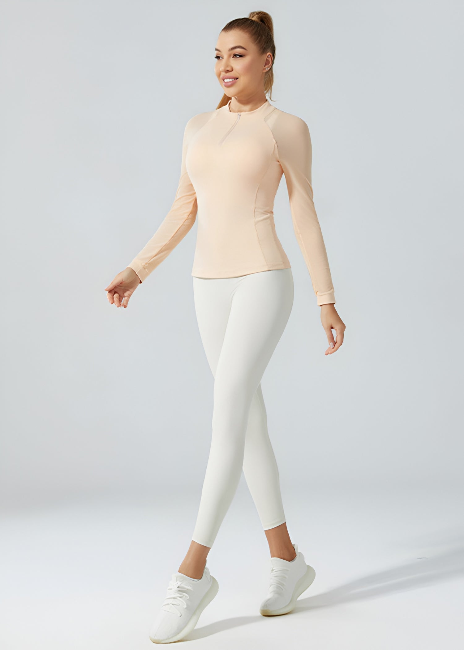 SisFlow™ Mesh Sleeve Quarter-Zip Shirt