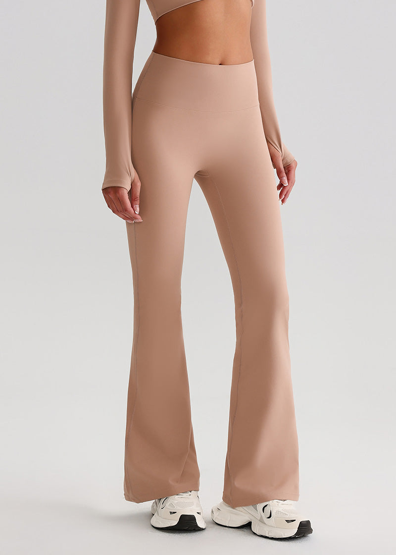 SISQUEEN Flare Leggings Pinkish Tan / 4/S SisEco™ No Line Flared Leggings