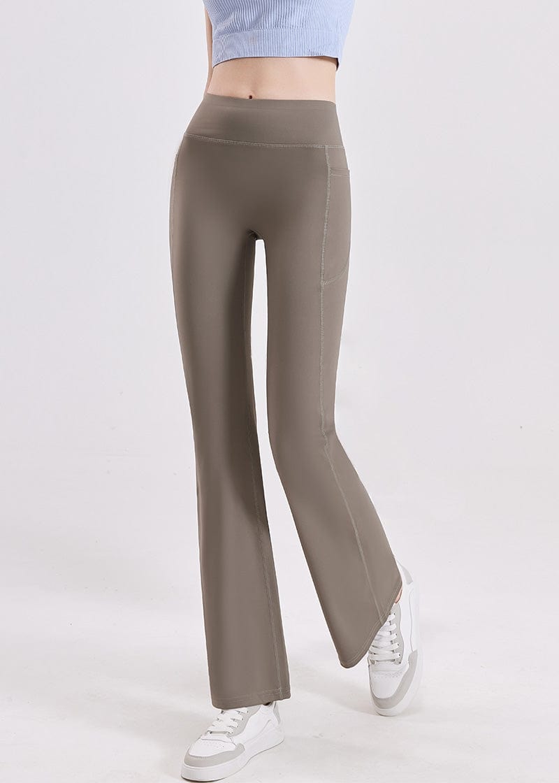 SisSculpt™ Pockets Flare Leggings - SISQUEEN Flared Leggings-7