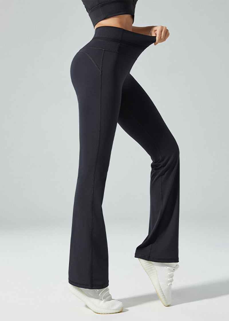 SISQUEEN Flare Leggings SisFlow™ Ribbed Waist Flare Leggings