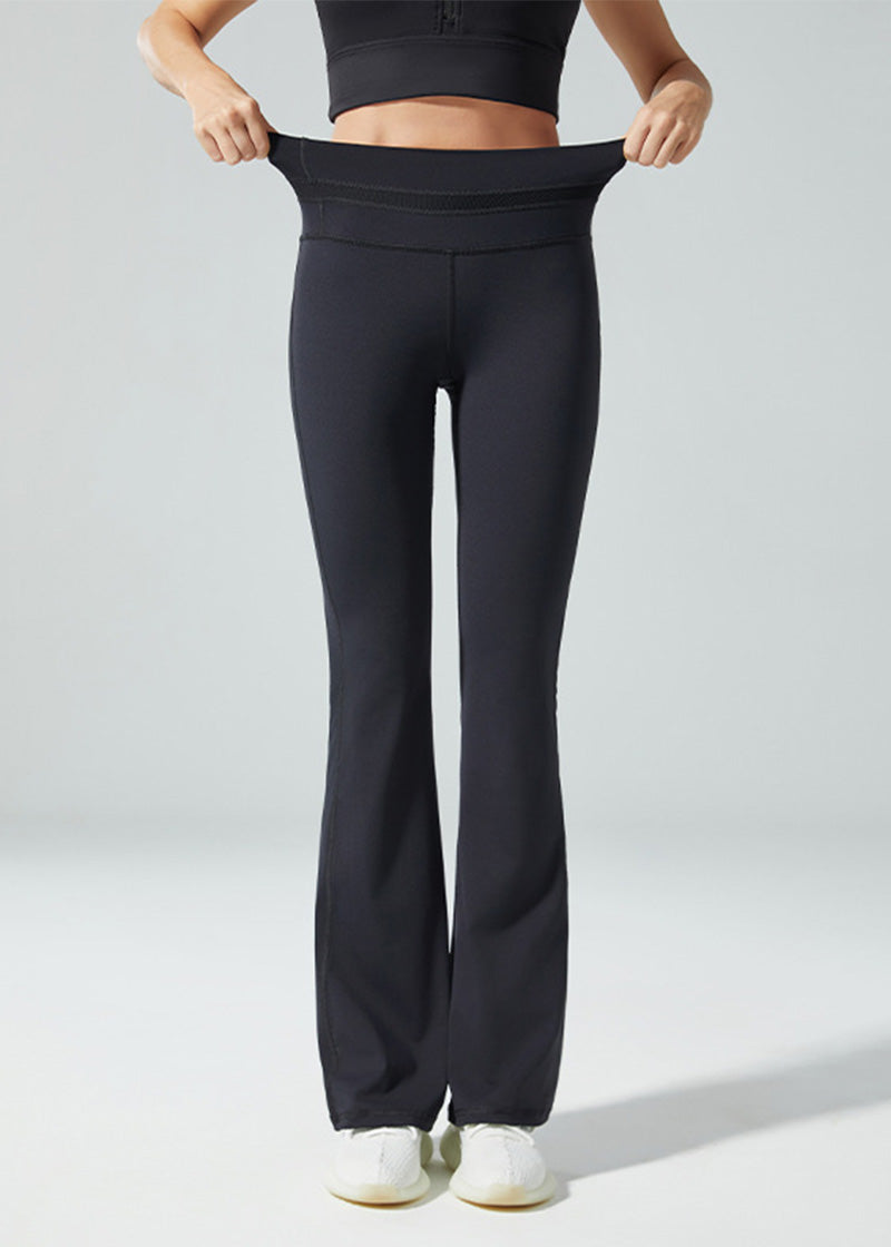 SISQUEEN Flare Leggings SisFlow™ Ribbed Waist Flare Leggings