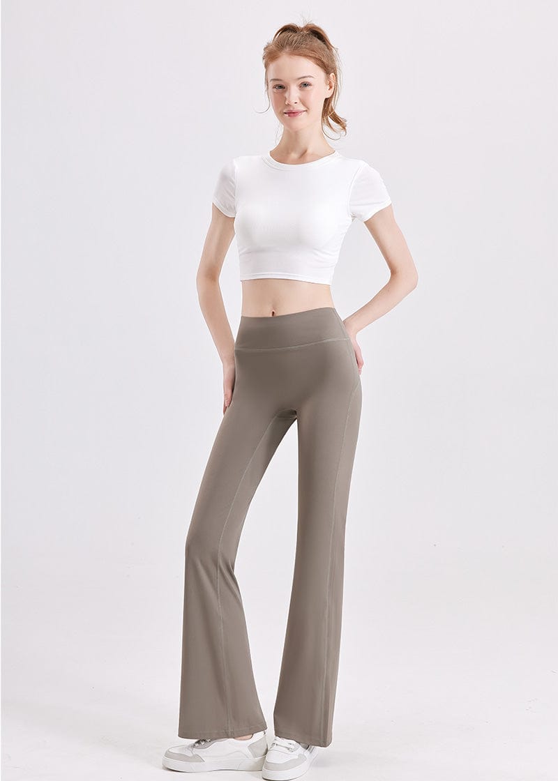 SisSculpt™ No Line Flare Leggings - Flare Leg Yoga Pants-5