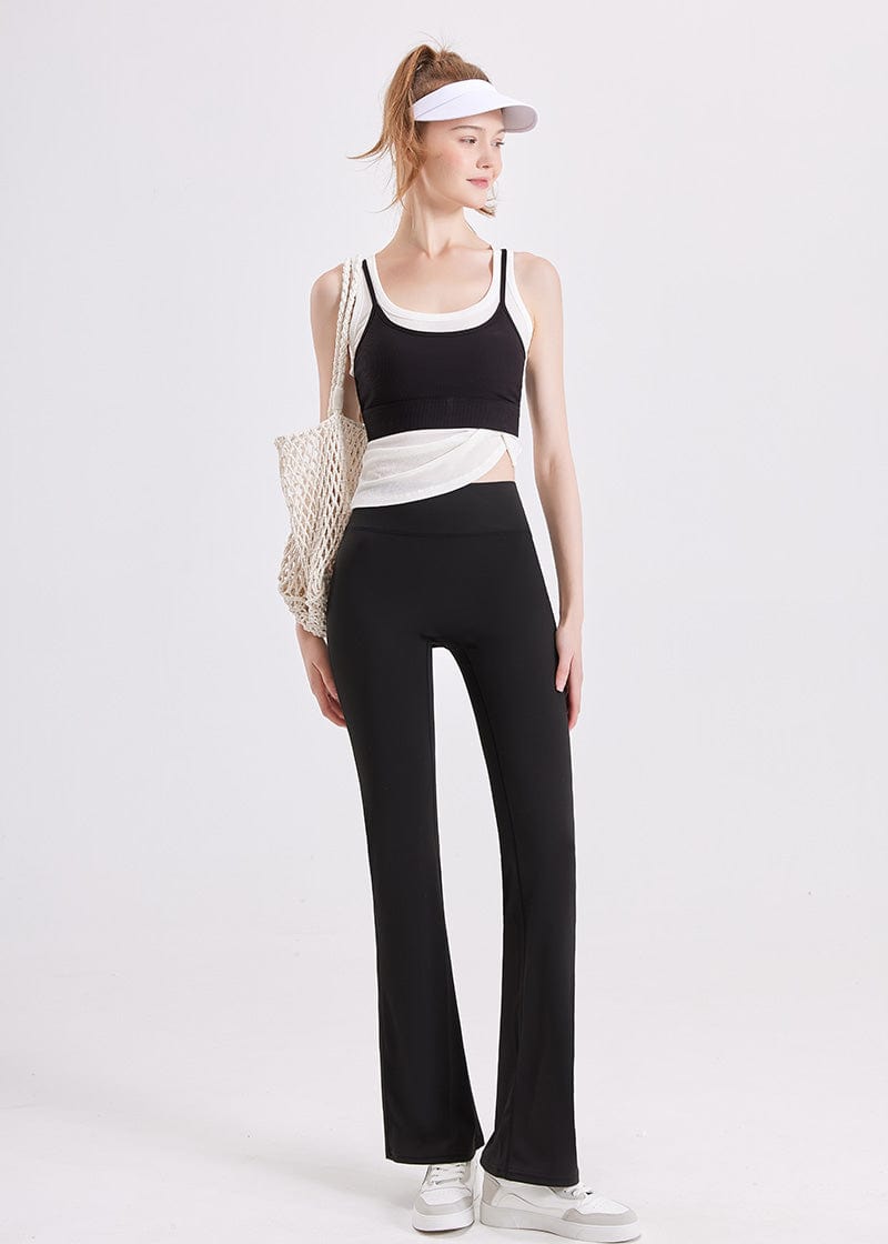 SisSculpt™ No Line Flare Leggings - Flare Leg Yoga Pants-3