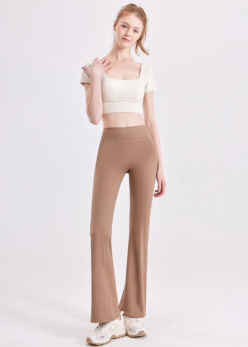 SisSculpt™ No Line Flare Leggings - Flare Leg Yoga Pants-2