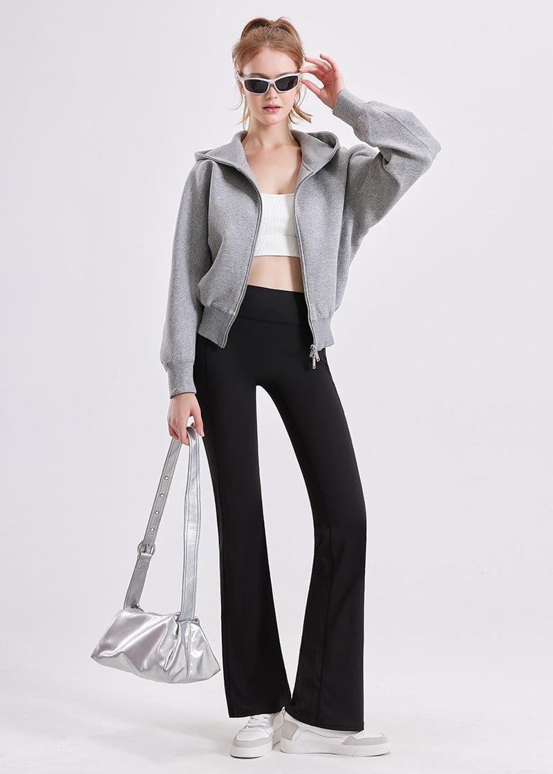 SisSculpt™ Pockets Flare Leggings - SISQUEEN Flared Leggings-15
