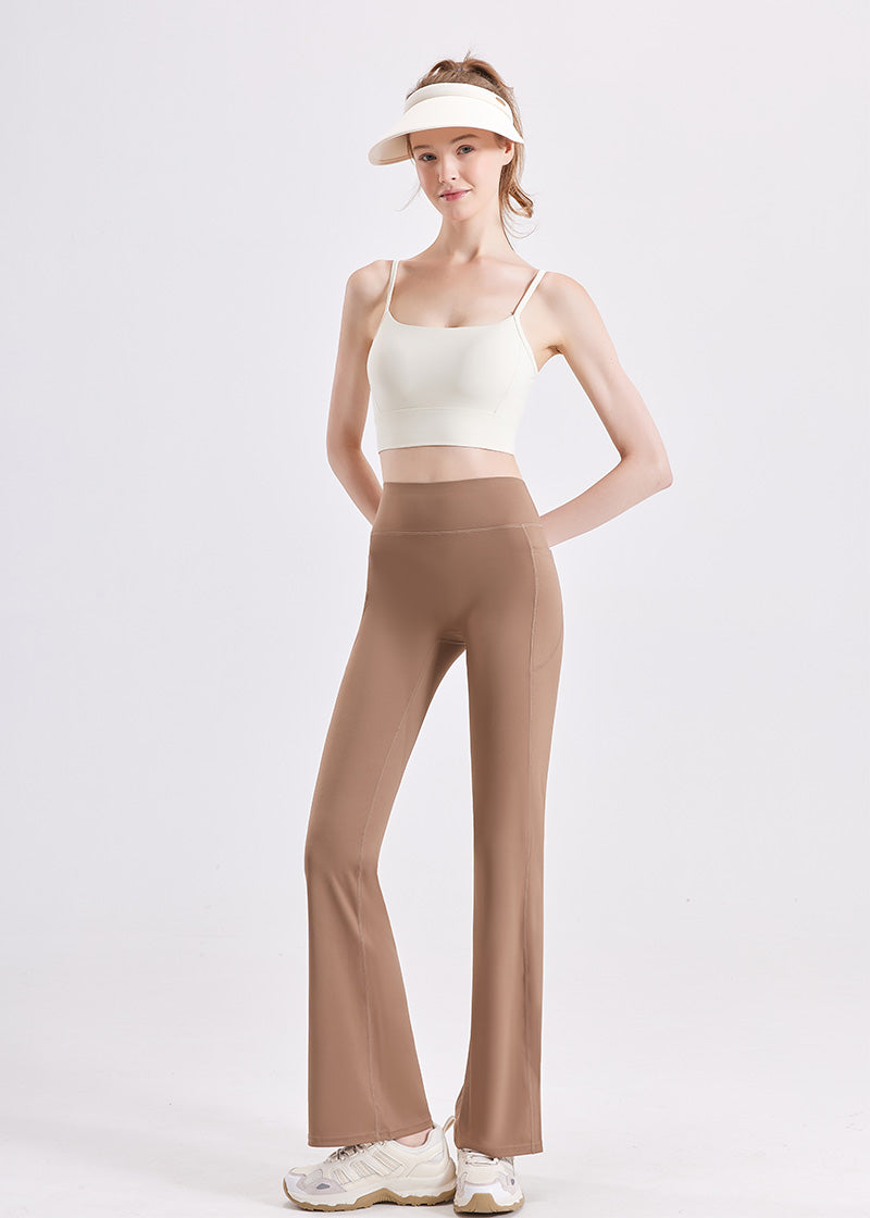 SisSculpt™ Pockets Flare Leggings - SISQUEEN Flared Leggings-12