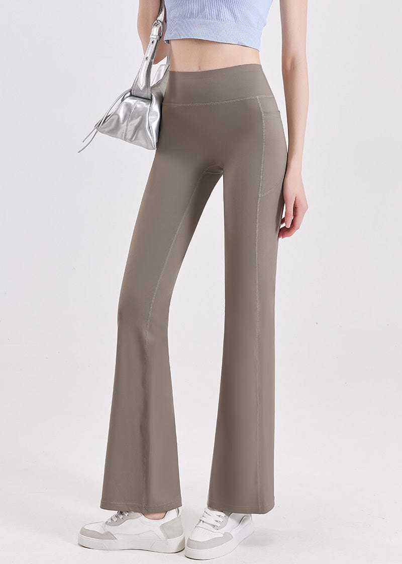 SisSculpt™ Pockets Flare Leggings - SISQUEEN Flared Leggings-6
