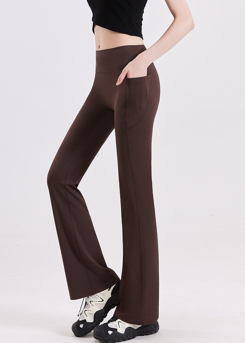 SisSculpt™ Pockets Flare Leggings - SISQUEEN Flared Leggings-2