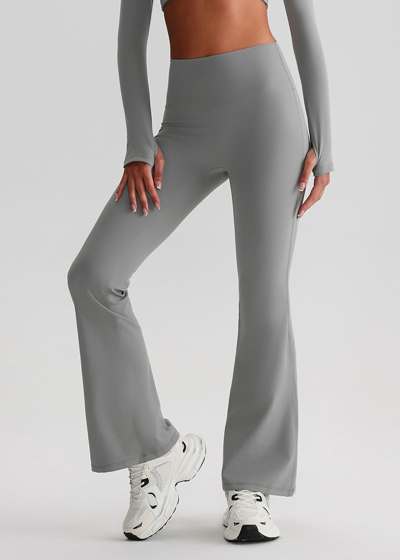 SISQUEEN Flare Leggings Tech Gray / 4/S SisEco™ No Line Flared Leggings