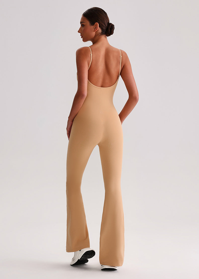 SISQUEEN Jumpsuit SisEco™ Flared Jumpsuit with Spaghetti Straps