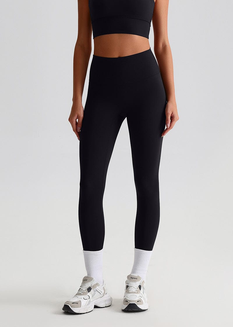 SisFlow™ No Line Leggings–High Waist Leggings Workout Pants-Black-04
