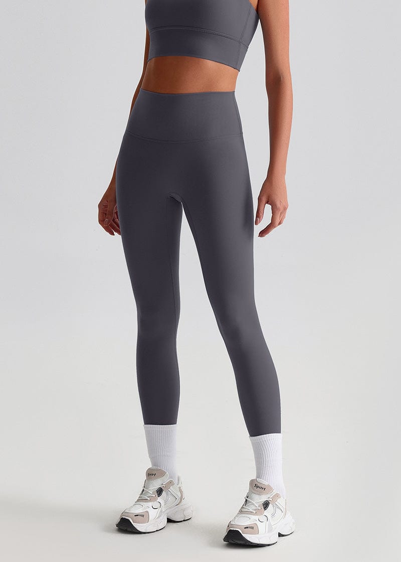 SisFlow™ No Line Leggings–High Waist Leggings Workout Pants-Grey-10