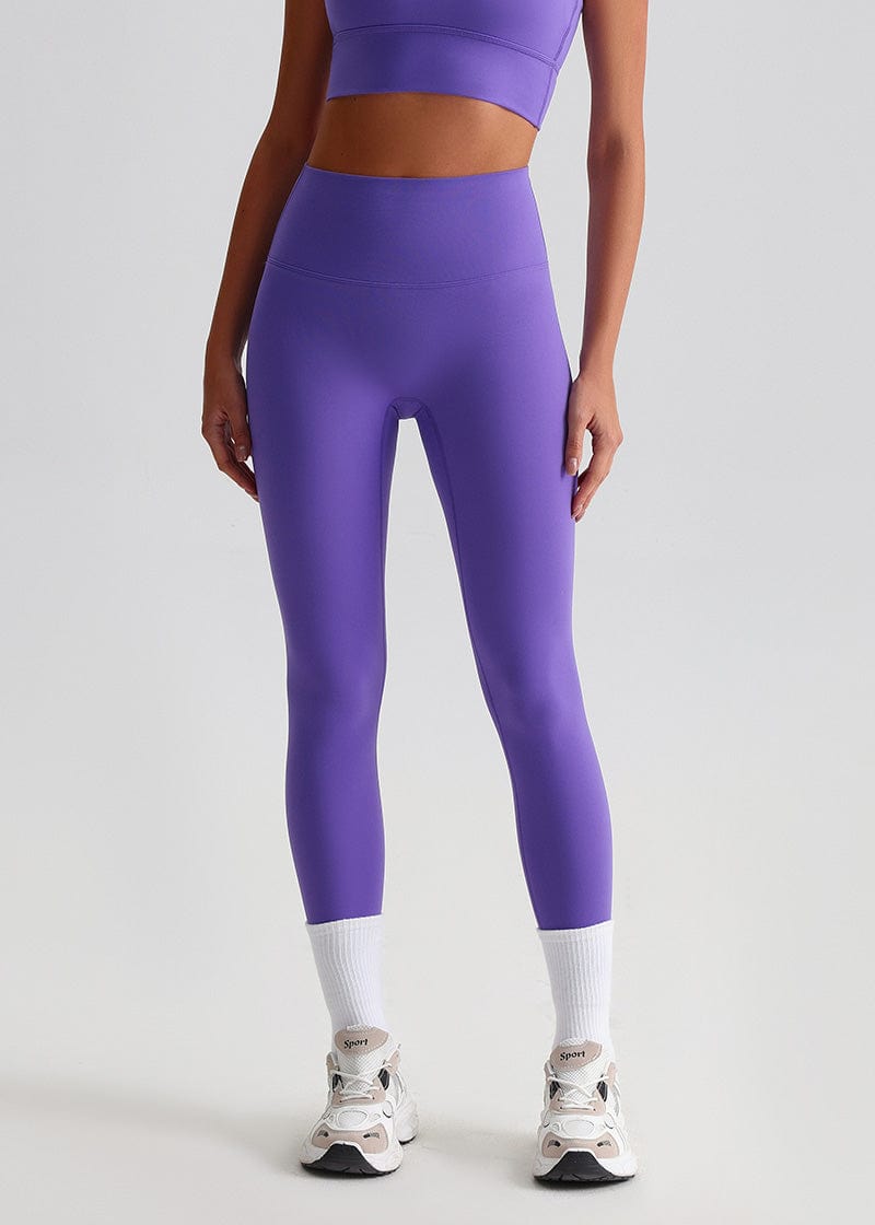 SisFlow™ No Line Leggings–High Waist Leggings Workout Pants-Purple-16