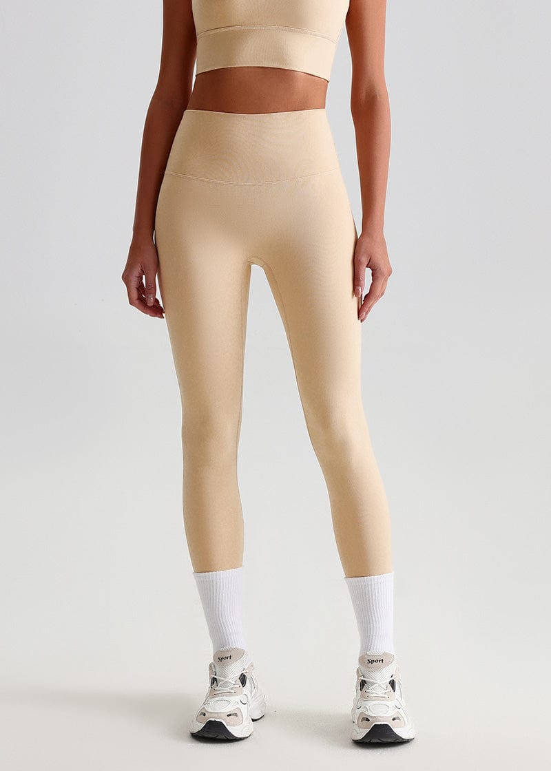 SisFlow™ No Line Leggings–High Waist Leggings Workout Pants-White-28