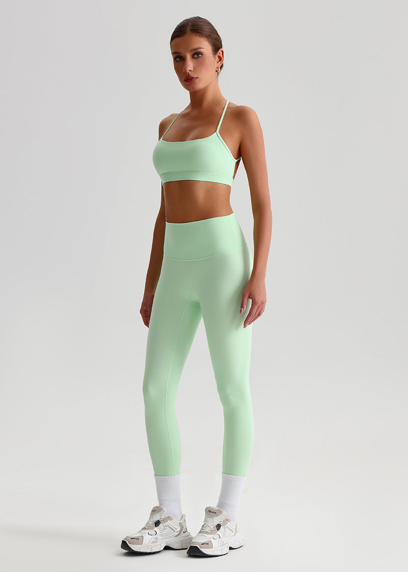 SisFlow™ No Line Leggings–High Waist Leggings Workout Pants-Green-48