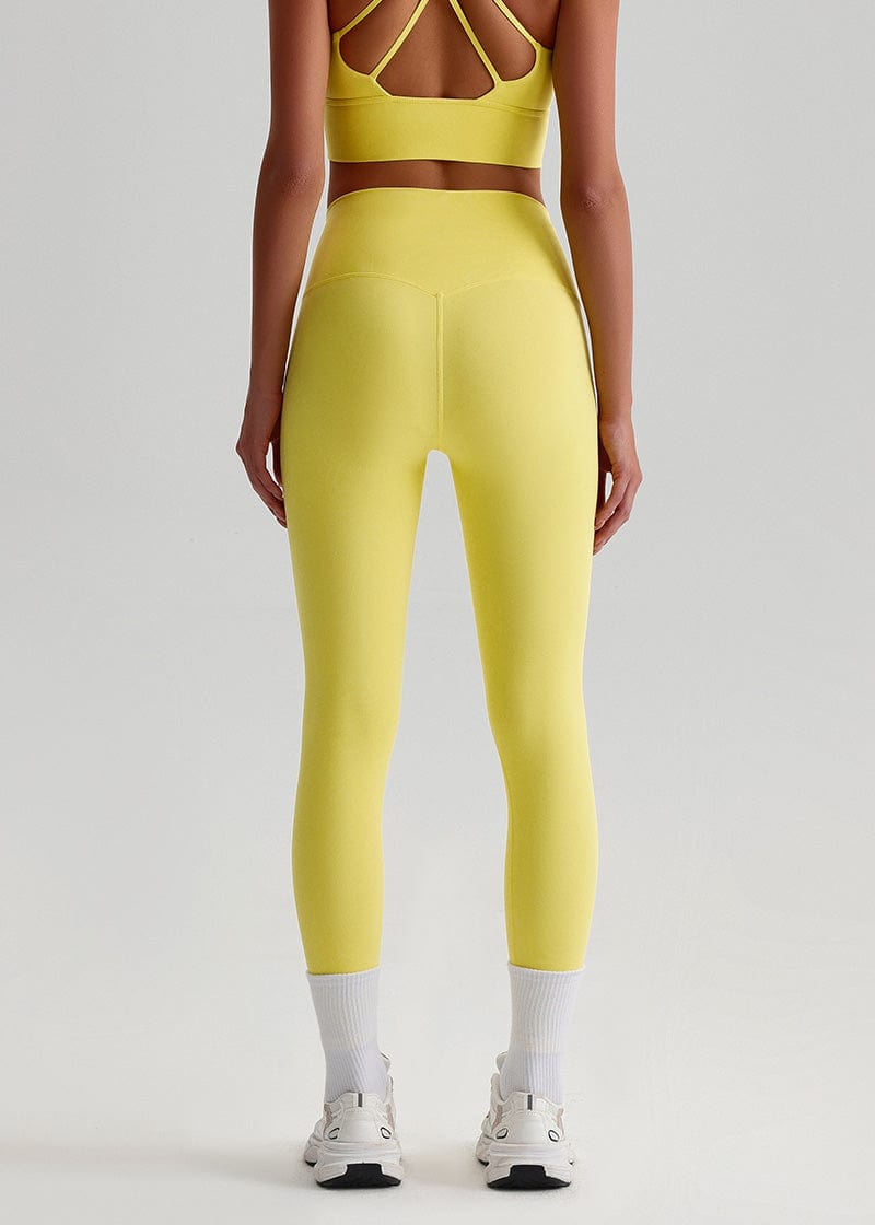 SisFlow™ No Line Leggings–High Waist Leggings Workout Pants-Yellow-44