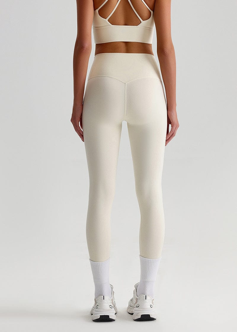 SisFlow™ No Line Leggings–High Waist Leggings Workout Pants-White-50