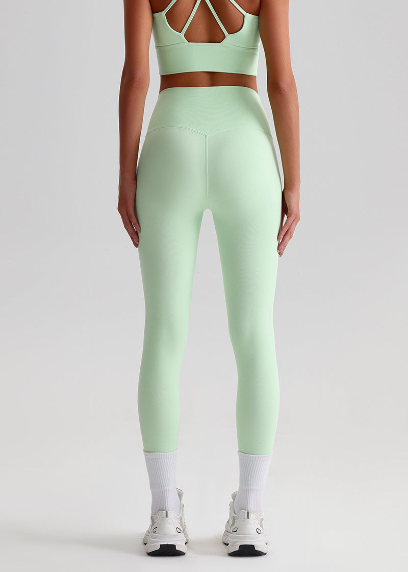 SisFlow™ No Line Leggings–High Waist Leggings Workout Pants-Green-47