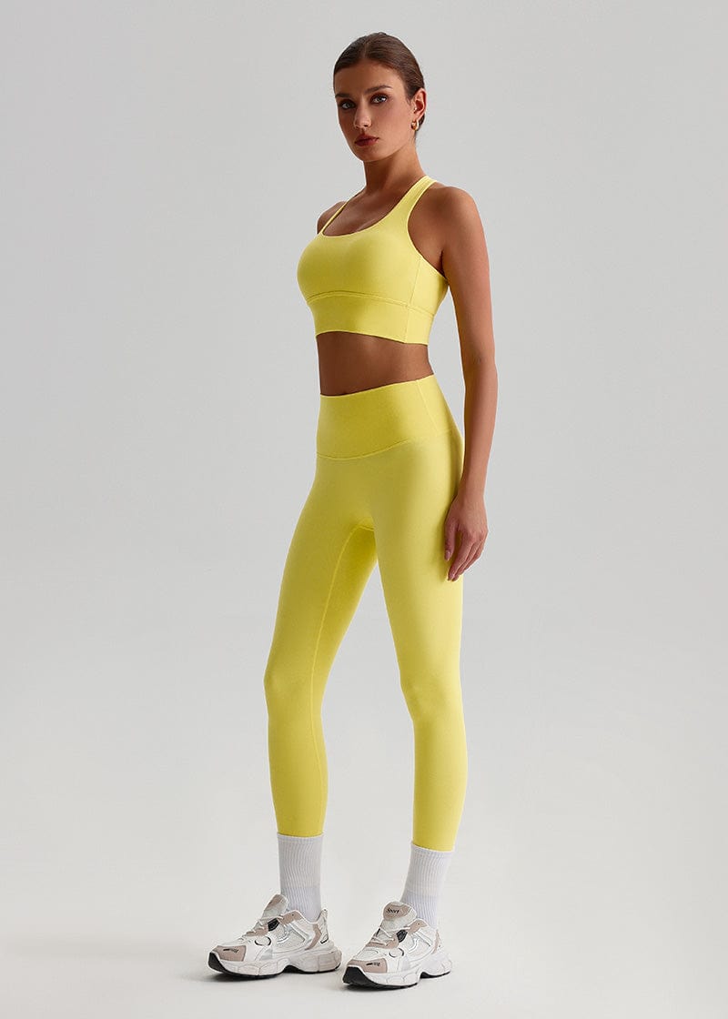 SisFlow™ No Line Leggings–High Waist Leggings Workout Pants-Yellow-45