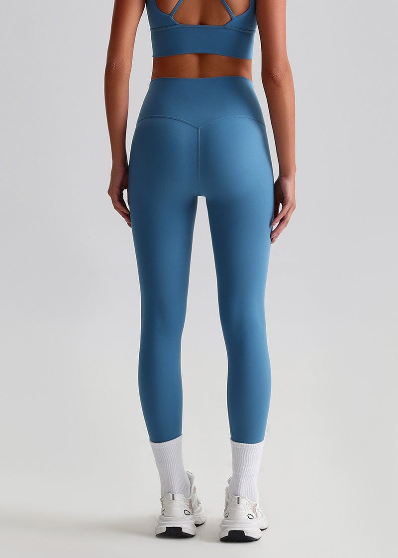 SisFlow™ No Line Leggings–High Waist Leggings Workout Pants-Blue-14