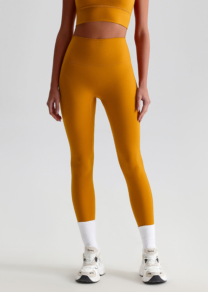 SisFlow™ No Line Leggings–High Waist Leggings Workout Pants-Yellow-22