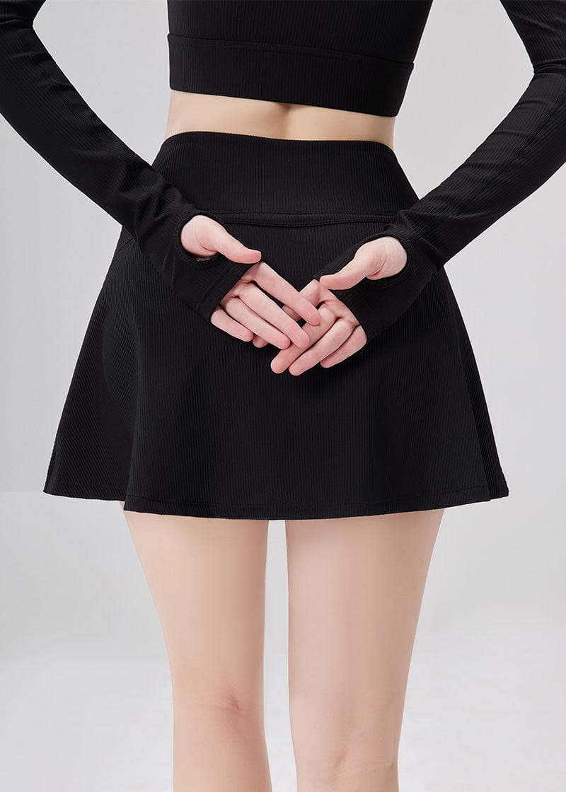 SisRipple™ Ribbed Long Sleeve Shirt - Workout Shirts-3