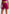 SisFlow™ No Line Yoga Pockets Shorts-Colorful Workout Shorts-Magenta-1