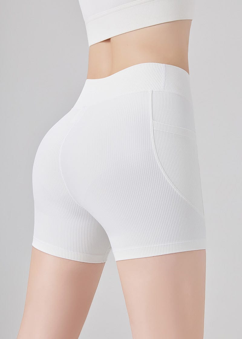 SisRipple™ Ribbed Pockets Shorts - SISQUEEN Sports Shorts-6