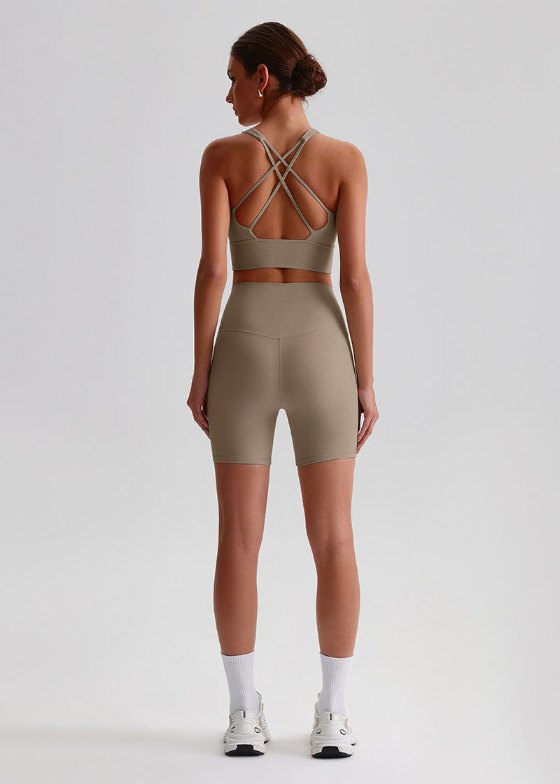 SISQUEEN Tank Top SisFlow™ Cross-back Sports Bra